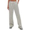 imageDarong Womens Wide Leg Sweatpants Stripe Print Yoga Pants Comfy Lounge Baggy Drawstring Trousers with PocketsApricot Stripe