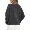 imageDarong Womens Cropped Cardigan Sweaters Long Sleeve Knit Y2k Button Down Fall Outfits Fashion Clothing 2025Black Grey