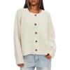 imageDarong Womens Cropped Cardigan Sweaters Long Sleeve Knit Y2k Button Down Fall Outfits Fashion Clothing 2025Light Beige