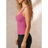 image:imageDarong Tank Tops for Women with Built in Bra Double Lined V Neck Summer Basic Going Out ShirtsRose Pink