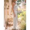 image:imageDarong Womens 2 Piece Matching Lounge Set Striped Sleeveless Top Wide Leg Pants 2026 Travel Clothing SetsStripewhite Grey
